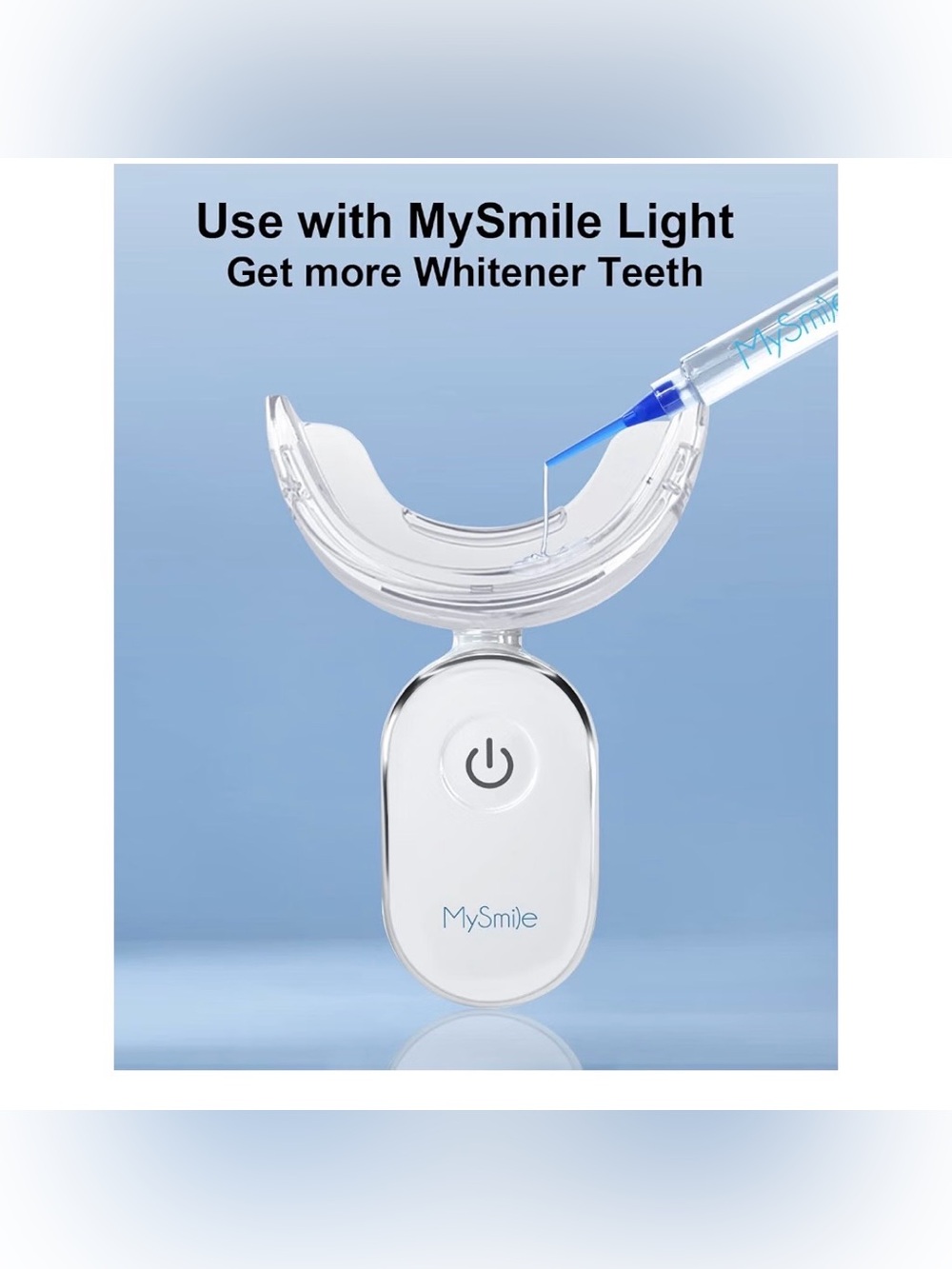 MySmile Teeth Whitening Kit for Sensitive Teeth with LED Light (2pk) - Picture 2 of 8